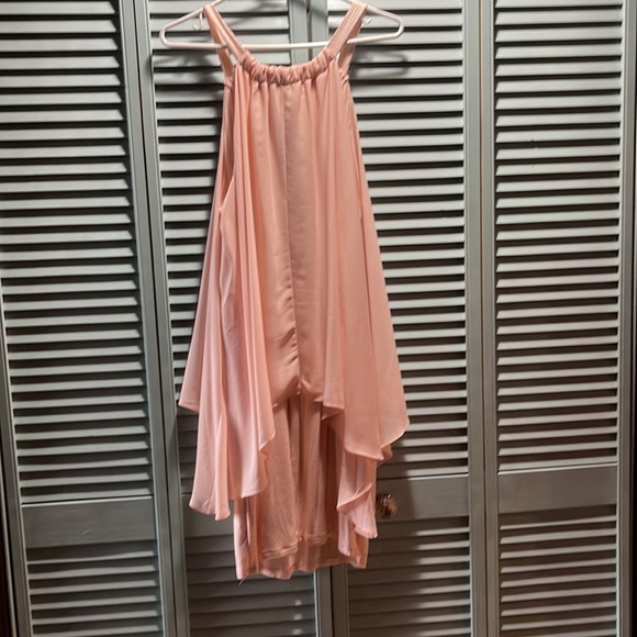 Venus lined tshirt dress with sheer overlay - Picture 3 of 3